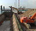 Construction of North Quay in South Basin  in Sagunto Port  - Spain