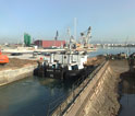 Construction of North Quay in South Basin  in Sagunto Port  - Spain